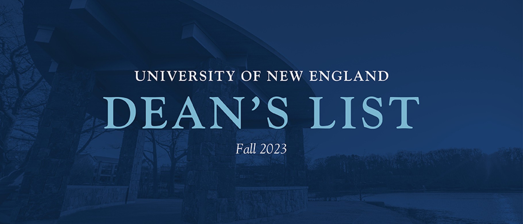 Dean's list graphic for Fall 2023