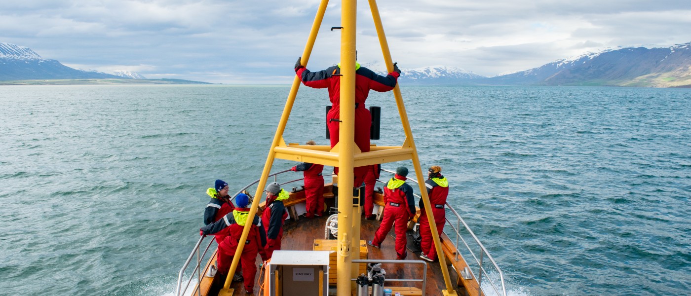 ֱ Students on Whale Watch in Akureyri, Iceland